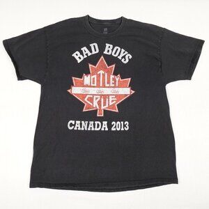 Motley Crue Canada 2013 Tour Shirt Adult XL Band Concert Tee